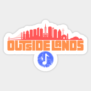 Outside lands Sticker